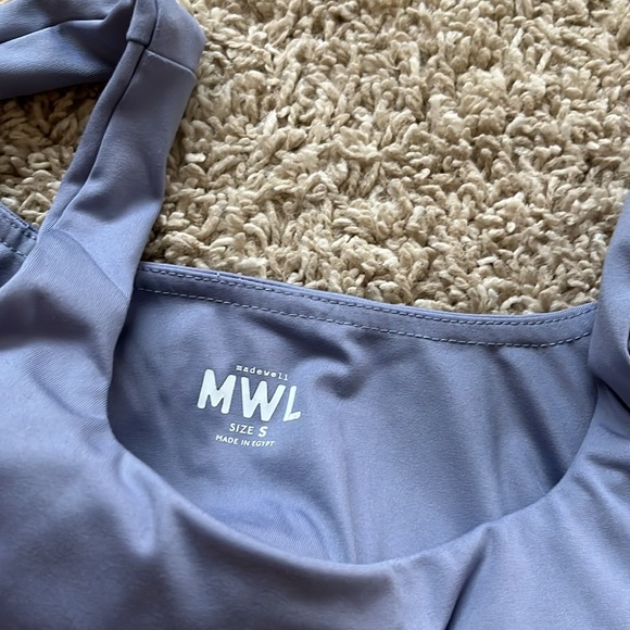 Madewell lilac sports bra (light-medium support) - Picture 3 of 3